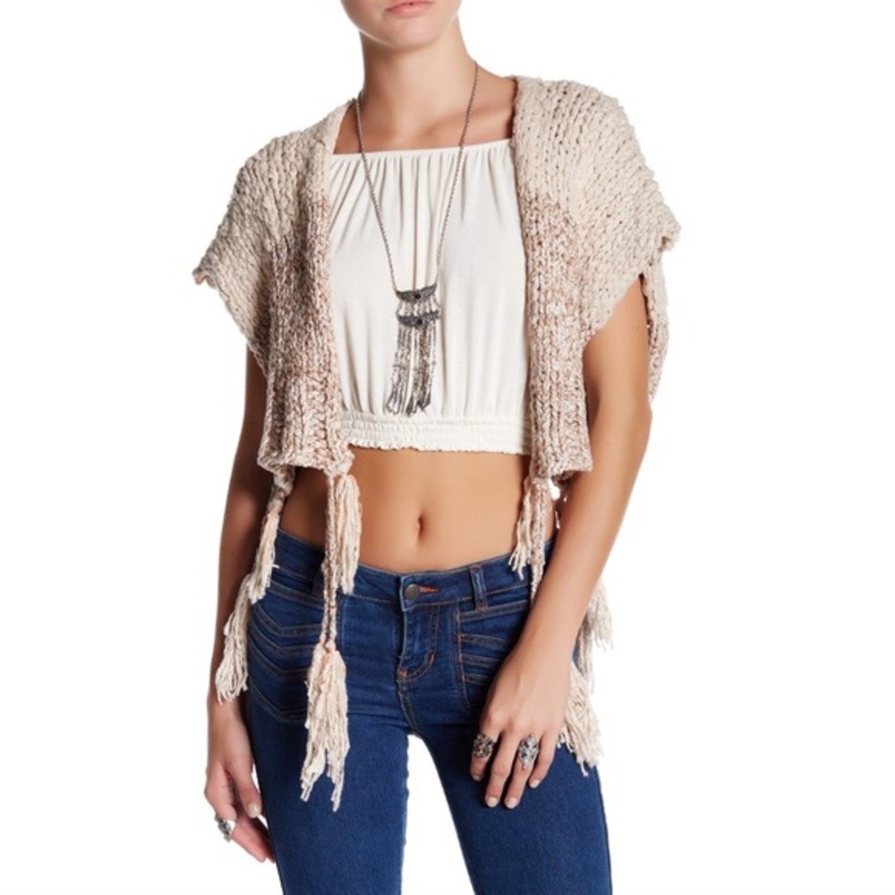 ☁️⭐️Free People Boho Knit Vest⭐️☁️